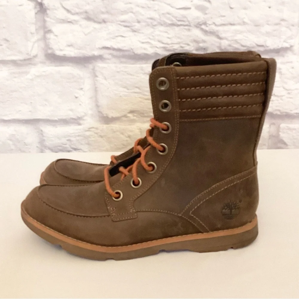 Timberland 6 Sumter A11S1 Women’s Full Grain Leather Hiking Boots Brown Lace Up